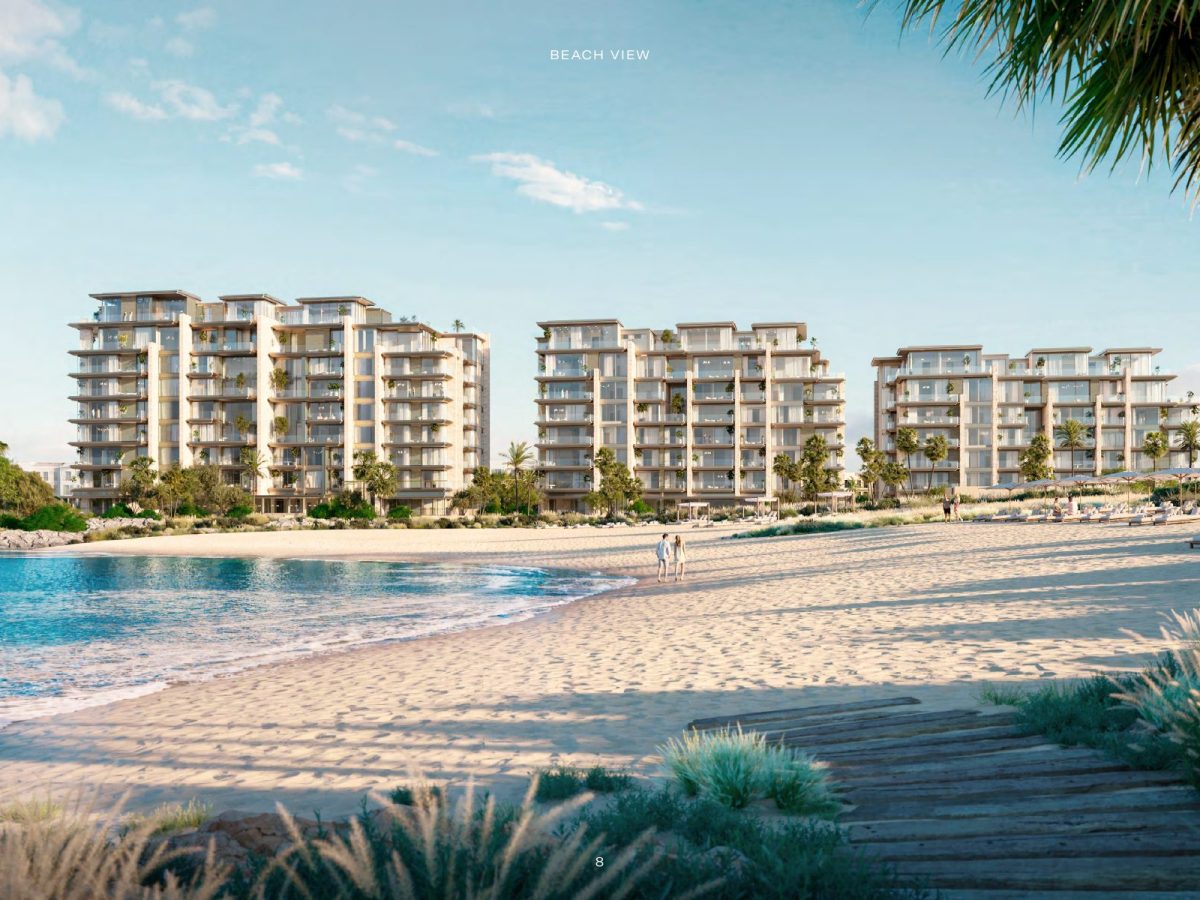 Solaya, La Mer, Jumeirah — Beachfront buildings and private beach
