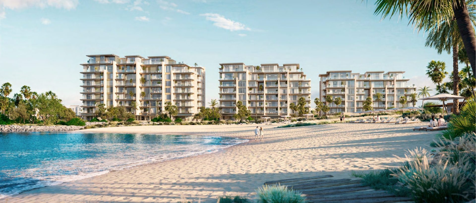 Solaya, La Mer, Jumeirah — Beachfront buildings and private beach