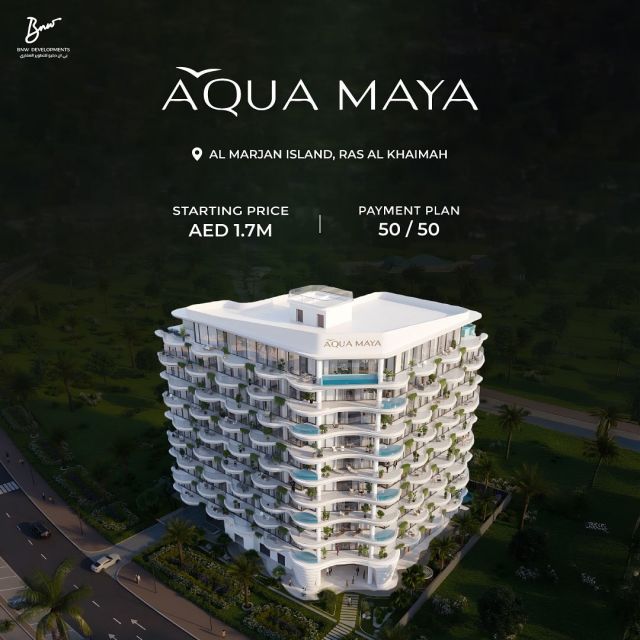 🏝 Aqua Maya – Al Marjan Island, Ras Al Khaimah

1–4 bedroom residences starting from AED 1.7M with a 50/50 payment plan. Handover in Q4 2027. Premium amenities include pool, gym, kids’ play area, and landscaped seating.

A prime investment opportunity with strong ROI and capital appreciation potential.

#AquaMaya #AlMarjanIsland #RasAlKhaimah #LuxuryLiving #PropertyInvestment
