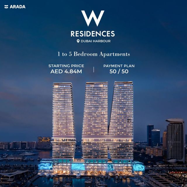 W Residences Tower 3 – Arada | Dubai Harbour, Dubai 🏙️🌊

Luxury waterfront living with 1–5 bedroom apartments starting at AED 4.84M and a 50/50 payment plan. Nestled in Dubai Harbour, with modern design and premium amenities, W Residences Tower 3 offers a smart investment for discerning buyers.

✨ DM us to secure your space! ✨

#DubaiRealEstate #LuxuryLiving #WaterfrontLifestyle #WResidences #Arada #PropertyInvestment #DubaiHarbour