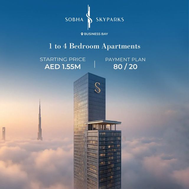 🌆Sobha SkyParks — Business Bay

Rising 109 floors, this iconic tower offers 1–4 bedroom apartments. Featuring Adventure, Active Life, Lush Life, and Luxe Life zones. SkyParks provides wellness-focused amenities from infinity pools to yoga decks for a balanced lifestyle.

Starting from AED 2.8M | Payment Plan: 70/30

📩DM us to connect with our property experts!

#Sobha #SkyParks #BusinessBay #LuxuryLiving #DubaiRealEstate #SkylineViews #DubaiApartments