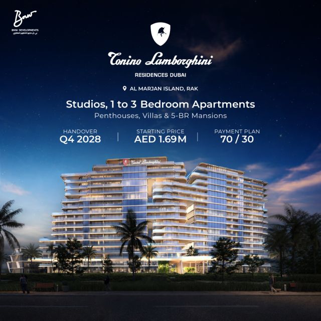 Tonino Lamborghini Residences – Where Luxury Meets Iconic Design ✨

Discover ultra-premium living at Al Marjan Island, RAK. From studios and 1–3 BR apartments to penthouses, villas, and 5‑BR mansions, every residence is crafted for sophistication and comfort.

Starting at AED 1.69 M | Flexible 70/30 Payment Plan | Handover Q4 2028

Elevate your lifestyle with world-class architecture and unmatched beachfront views.

#ToninoLamborghiniResidences #LuxuryLiving #AlMarjanIsland #rakrealestate #luxuryapartments