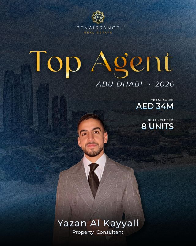 SOLD | Multiple Properties – Abu Dhabi
AED 34,851,605 | USD 9.49M

Congratulations to Yazan Al Kayyali on this outstanding achievement!

A successful sale has been closed across key developments in Abu Dhabi, including:

Hudayriyat Golf Estates — Two Townhouses (3BR & 4BR)
Tara Park — Three Apartments (1BR & Two 2BR units)
Al Naseem Community — One Villa (4BR)
Rixos Al Reem Residences — Two Apartments (Two 3BR)

This achievement reflects strong demand for premium residential properties across Abu Dhabi’s leading lifestyle destinations.

#Sold #AbuDhabiRealEstate #LuxuryLiving #PropertyInvestment #UAERealEstate