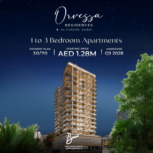✨Orvessa Residences | Luxury Reimagined

🌊 Experience ocean-inspired architecture in the heart of Al Furjan, Dubai. Designed in collaboration with Michel Adam, Oregsa Residences offers an exclusive collection of 1 to 3-bedroom apartments blending resort-style amenities with seamless metro connectivity.

Starting Price: AED 1.28M
Payment Plan: 30/70
Handover: Q3 2028

#OregsaResidences #AlFurjanDubai #DubaiLuxuryRealEstate #DubaiOffPlan #LuxuryLivingDubai